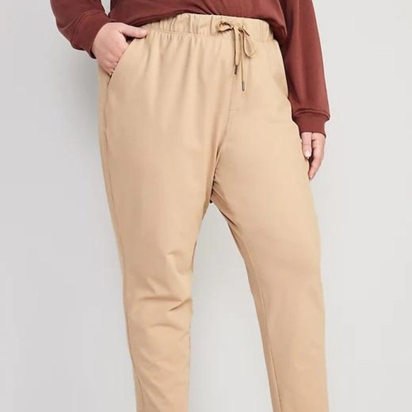 Old Navy High-Waisted Powersoft Coze Edition Slim Taper Pants for Women New - Picture 4 of 12